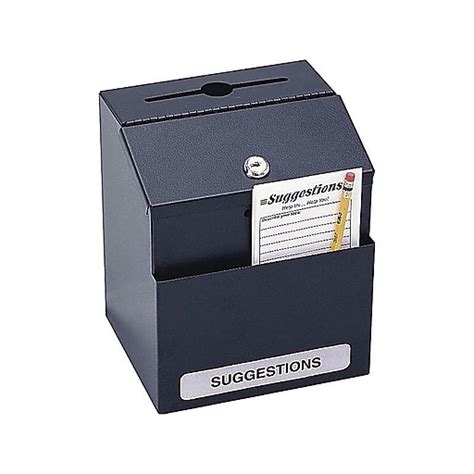 steel suggestion box|safco suggestion boxes.